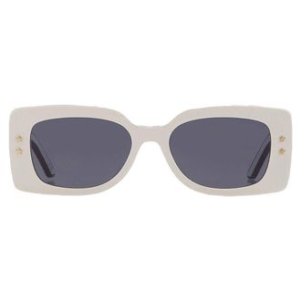 Dior DIORPACIFIC S1U Blue Rectangular Ladies Sunglasses CD40098U 25V 53