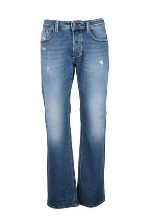 Diesel Blue Larkee Regular Fit Cotton Elastane Jeans