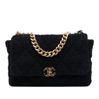 Chanel Pre-owned 19 Flap Bag - - Pre-owned - Donna - Nero - ONE SIZE