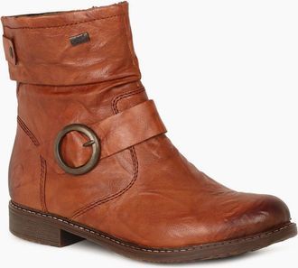 Rieker Womens Danby Womens Ankle Boots - Brown - Size: 3.5