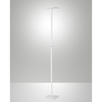 Fabas Luce L&aacute;mpara de pie orientable de aluminio blanco h.180cm 35w fabas luce