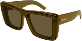 Saint Laurent Sunglasses, female, Brown, Size: 61 MM Howl Sunglasses
