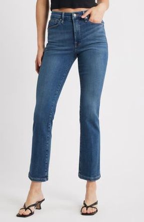 Good American Good Legs Straight Leg Jeans in B004 at Nordstrom Rack, Size 2