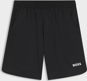 HUGO BOSS Active Quick-Dry Shorts In Stretch Fabric With Pocket Bags, Size XX-Large