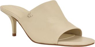 Calvin Klein Chaney Sandal in Ivory Leather at Nordstrom, Size 8.5