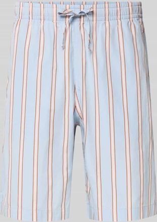 Lacoste Relaxed Fit Sweatshorts aus reiner Baumwolle in Bleu, Gr&ouml;&szlig;e XXL