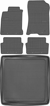 OEM Renault Laguna Iii Estate / Grandtour De 2007 A 2015. Juego De Alfombrillas De Goma Para Coche Y Maletero