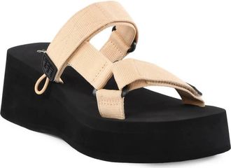 Seychelles Womens Skip To Me Platform Sandals In Beige