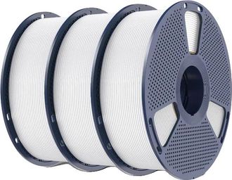 OEM Filamento 3d, Material Abs, Compatible Con Impresoras Fdm, Blanco, 3 Kg