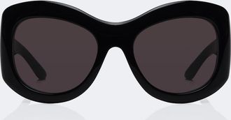 Gucci Occhiali da sole oversize Double G