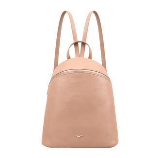 Paul Costelloe Womens Panoma Pink Leather Backpack Bag - One Size