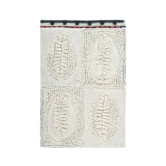 Lorena Canals Alfombra lavable de lana beige 80x120