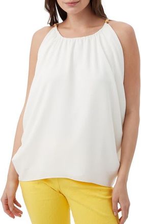 Trina Turk Amos Side Draped Top in Whitewash at Nordstrom, Size X-Small