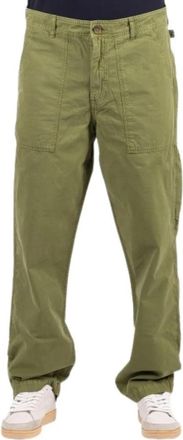 Sebago Milton Pants - Heren - Straight fit broeken - Groen - L - Katoen - Broeken