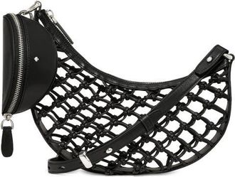Kate Spade New York duo woven crossbody bag in Black at Nordstrom