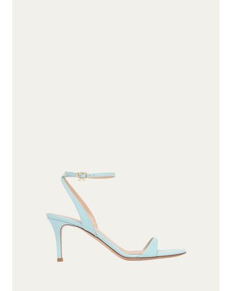Gianvito Rossi 70mm Leather Ankle-Strap Sandals