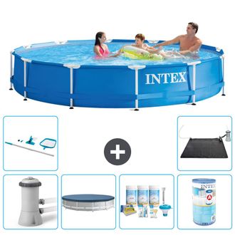 Intex Piscina Con Estructura Redonda - 366x76 Cm - 8-piezas S31720