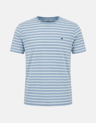 Fynch-Hatton Mens Stripe Pattern T-Shirt New Breeze - Multi - Size: 46