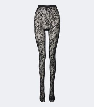 Wolford Infinite floral lace tights