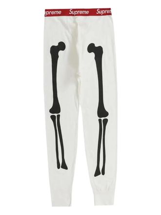 SUPREME x Hanes Bones Leggings termici FW 24 - White - Bianco