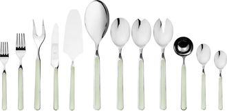 Mepra Fantasia Flatware Set - 67 Pieces in Sage at Nordstrom