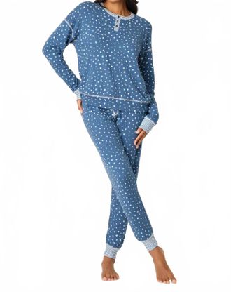 PJ Salvage Cozy Life Lounge Set In Blue