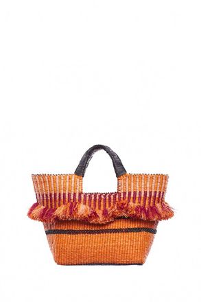 AAKS Womens Baba Berry Bag In Orange Multi