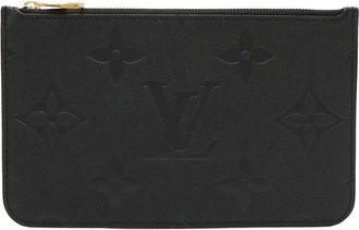 Louis Vuitton Black Monogram Empreinte Pouch (Authentic Pre-Loved)