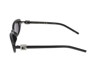 Gucci GG1680S Oval Acetate Sunglasses - Black