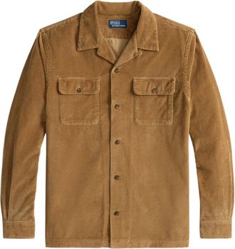 Polo Ralph Lauren Camicia a coste con maniche lunghe - Marrone