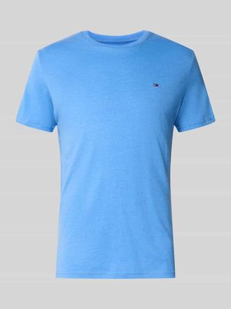 Tommy Jeans Slim Fit T-Shirt Modell TJM XSLIM JASPE HTR TEE E in Hellblau Melange, Gr&ouml;&szlig;e XXL