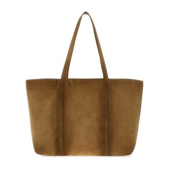 Jil Sander Foro Tote - Dames - Tassen - Bruin - Maat: ONE Size Leer