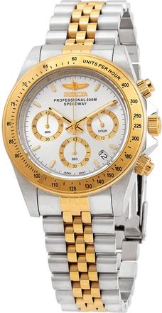 Invicta Speedway Chronograph Quartz Silver Dial Mens Watch 30991