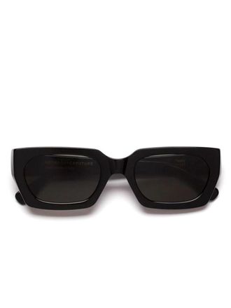 Retro Superfuture rectangle-frame sunglasses - unisex - Acetate - One Size - Black