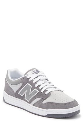 New Balance 480 Basketball Sneaker in Castlerock/Shadow Grey at Nordstrom, Size 6.5