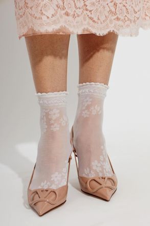 Valentino Garavani Heeled Shoes, Womens, Beige