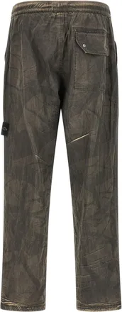 Stone Island Marbled Polyamide Cargo Pants - Gray