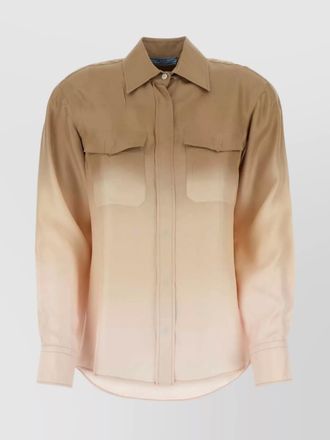 Prada silk printed shirt