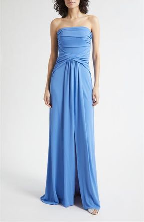 Cinq &agrave; Sept Oleana Strapless Gown in Ultramarine at Nordstrom, Size 10