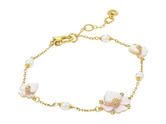 Kate Spade New York Precious Pansy Scatter Womens Bracelet Womens Bracelet White Multi/Gold