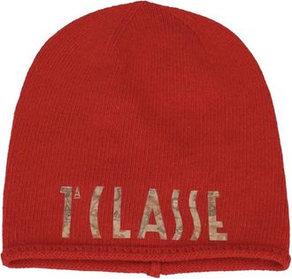 Alviero Martini 1A Classe Gorro Intarsia - Accessories - Mujer - Rojo - ONE SIZE