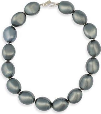 Kenneth Jay Lane Grey Faux Pearl Collar Necklace at Nordstrom Rack