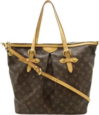 Louis Vuitton Pre-owned Tote Bags, female, Brown, Size: ONE SIZE Pre-owned Canvas Tote Bag