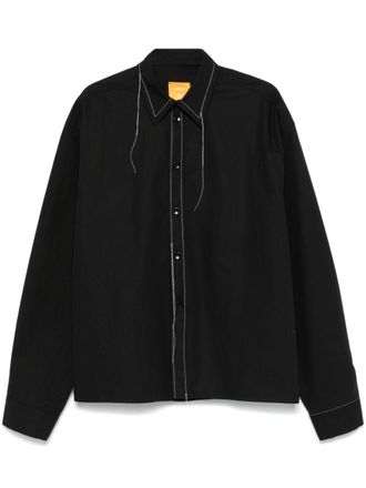 AIREI cotton shirt - Black