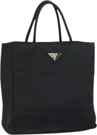 Prada Pre-owned Vintage tote - Dames - Vintage Shopper - Zwart - ONE Size - Nylon - Vintage