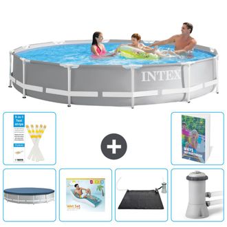 Intex Piscina Prism Frame Redonda - 366x76 Cm - 7-piezas S45