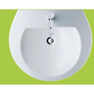 Duravit Duravit - Lavabo Darling New 262165, Con Rebosadero, 1 Agujero Para