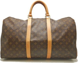 Louis Vuitton Monogram Brown Pvc Boston Bag (Pre-Owned)