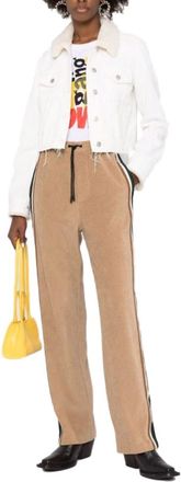 Dsquared2 Womens Side-Stripe Corduroy Track Pants Aw21 W