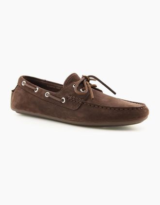 Sperry Top-Sider Mens Sperry Orland 2-Eye Driver Leather Mens Brown Boat Shoes - Size: 11